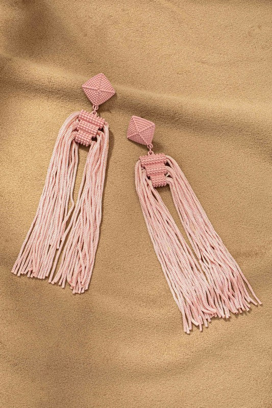 Three Layer Tassel Earrings - Salt and Grace Boutique