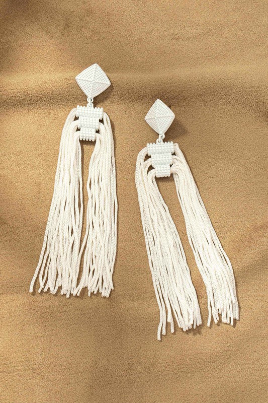 Three Layer Tassel Earrings - Salt and Grace Boutique