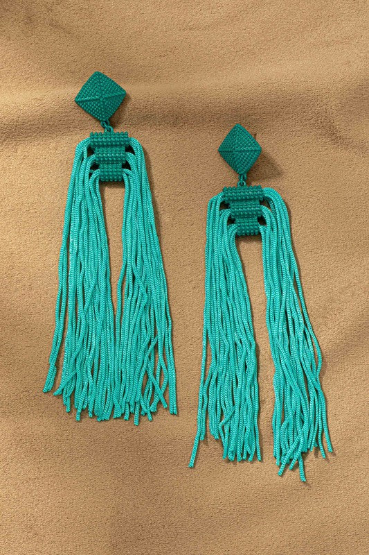 Three Layer Tassel Earrings - Salt and Grace Boutique