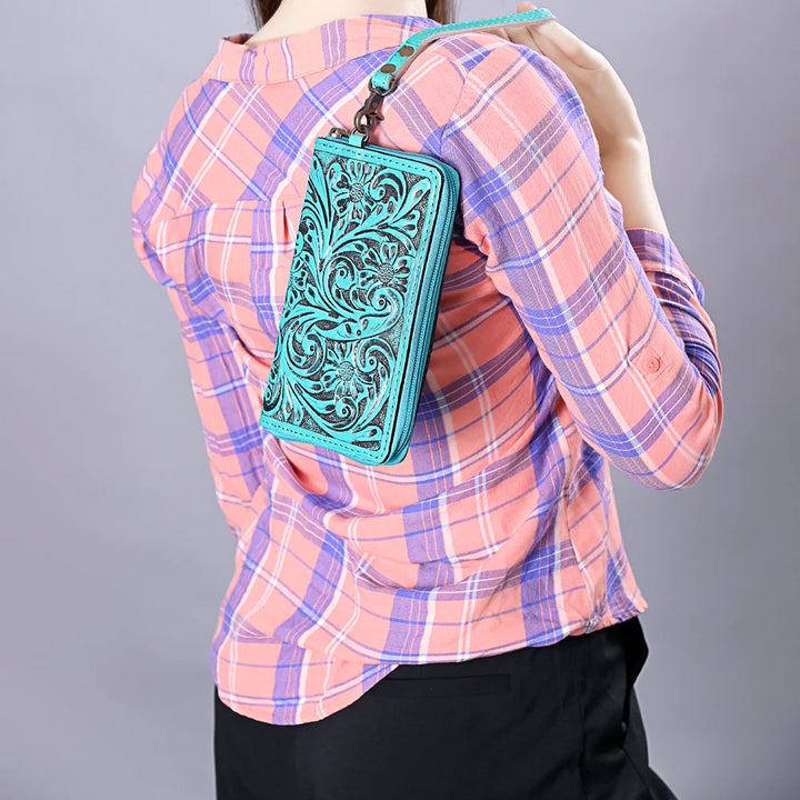 Painted Elegance Wristlet - Salt and Grace Boutique