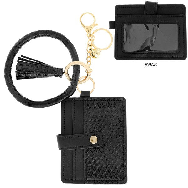 Snakeskin Keychain Wristlet - Salt and Grace Boutique
