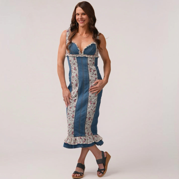 Denim Darling Midi Dress