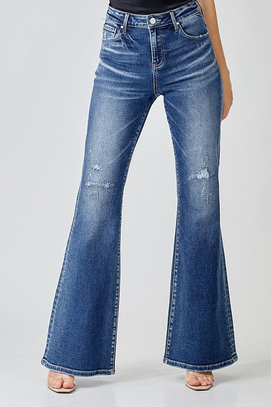 Risen High Rise Flare - Salt and Grace Boutique