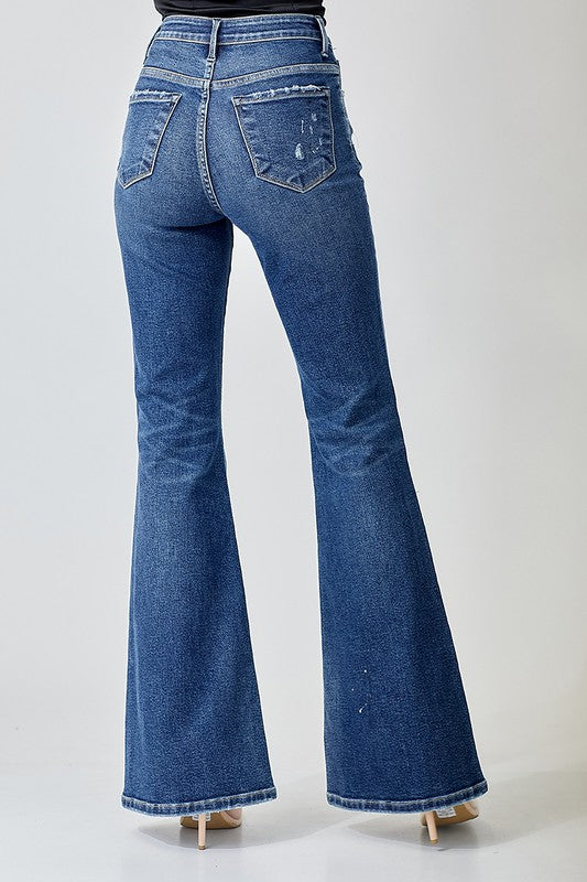 Risen High Rise Flare - Salt and Grace Boutique