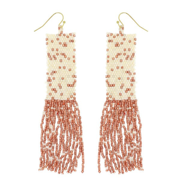 Beaded Tassel Earrings - Salt and Grace Boutique