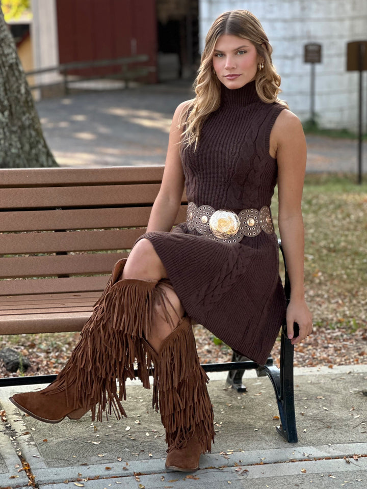 Zoe Sweater Mini Dress