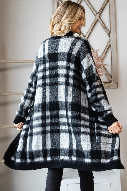 Mohair Open Sweater Coat - Salt and Grace Boutique