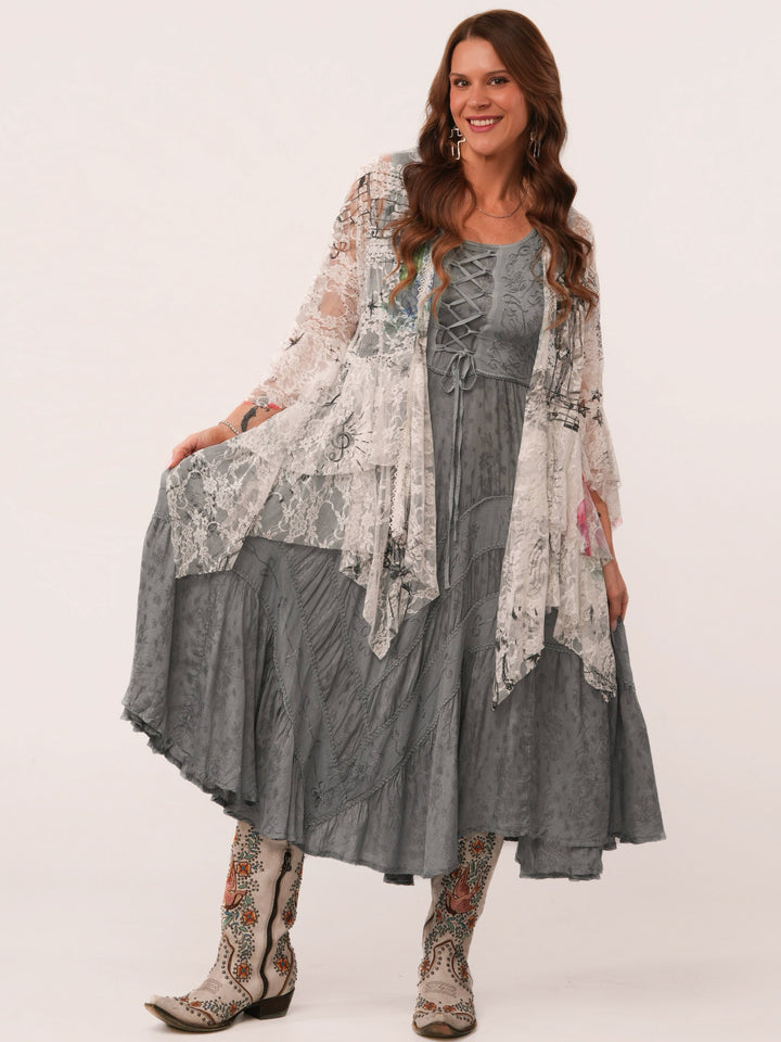 Rockin Cowgirl All Lace Bell Sleeve Cardigan