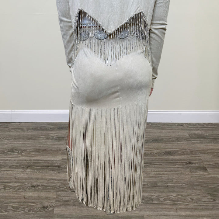 Suede Fringe Skirt - Salt and Grace Boutique