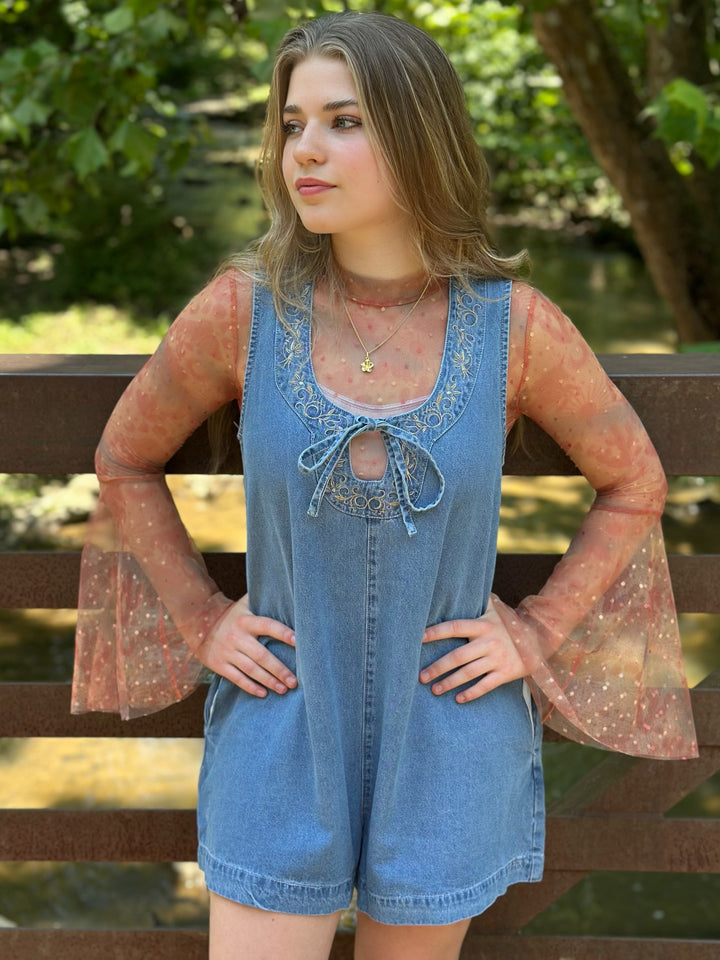 Urban Elegance Mesh Top