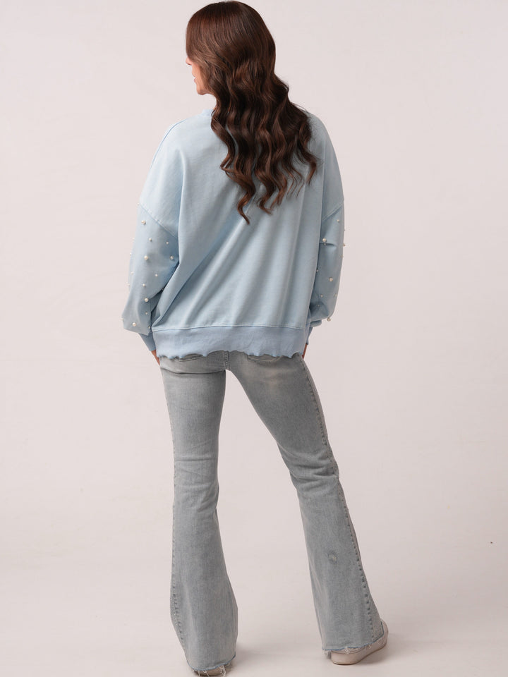 Pearl Long Sleeve Mineral Wash Sweatshirt