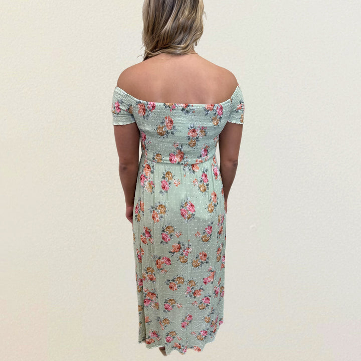 Floral Smocked Maxi Dress