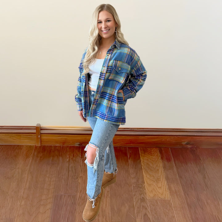 Hailee Oversized Shacket - Salt and Grace Boutique