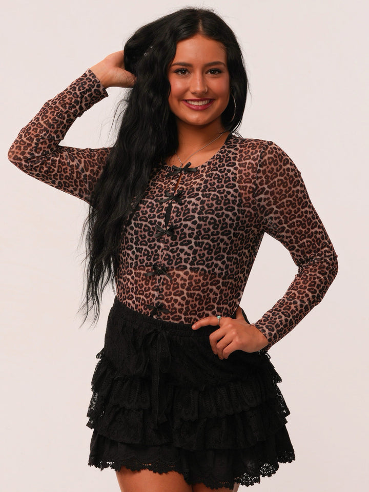 Wild at Heart Mesh Top