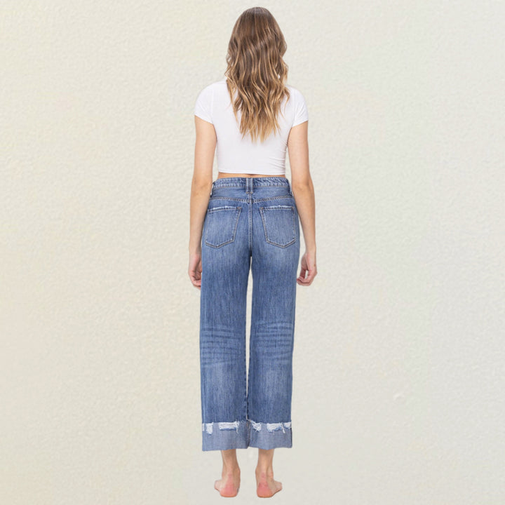 High Rise Rigid Dad Jeans