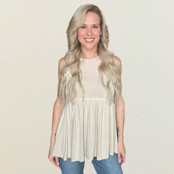 Sweet and Simple Babydoll Tank