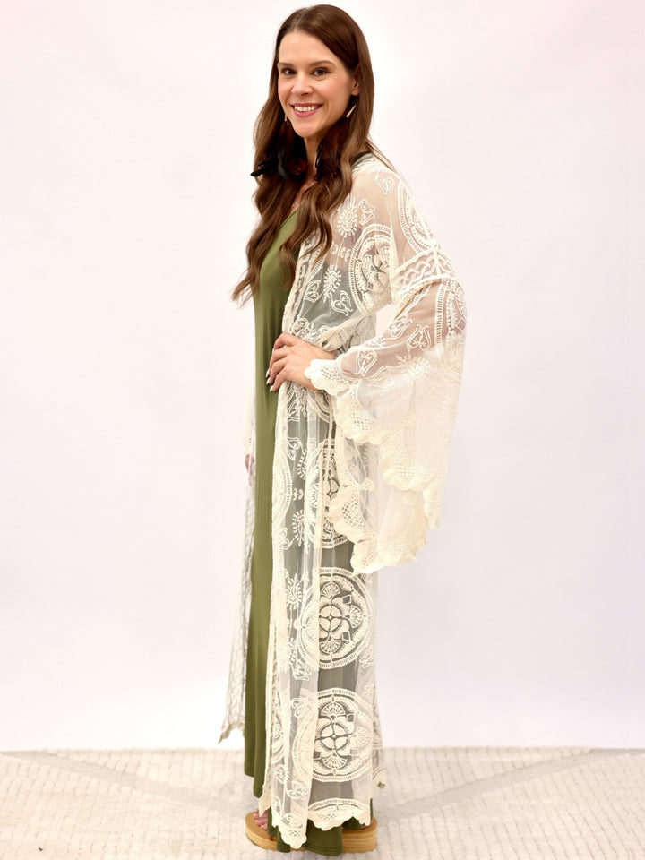 POL Secret Garden Lace Cardigan