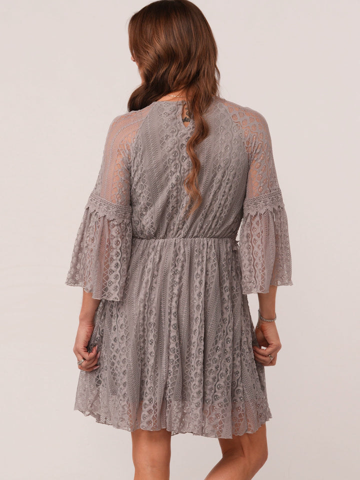 Lace Long Sleeve Dress