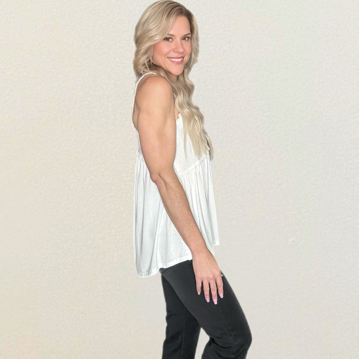 Sweet and Simple Babydoll Tank