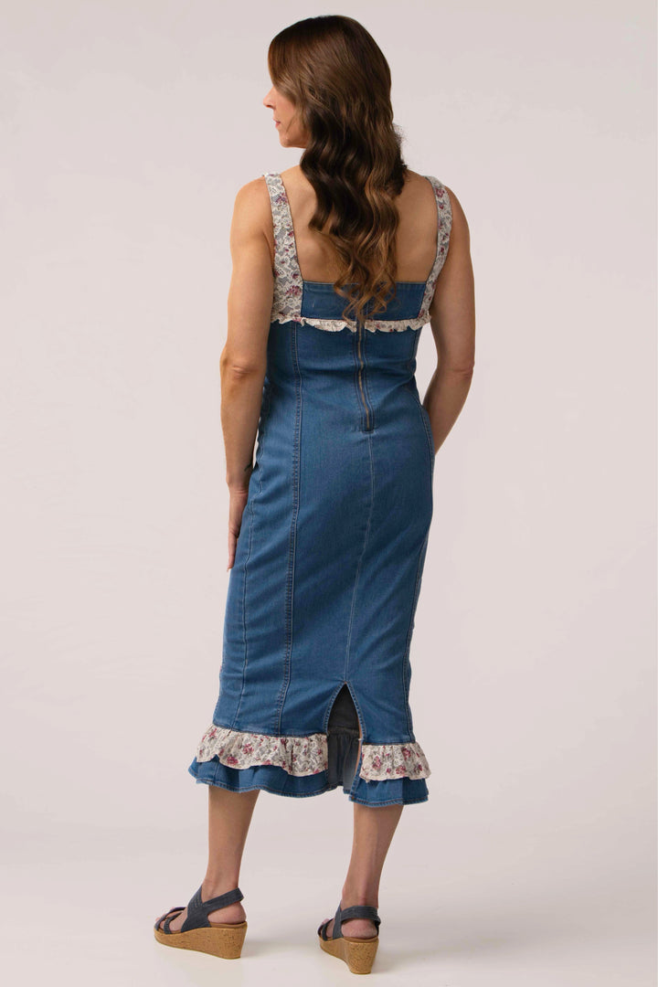 Denim Darling Midi Dress