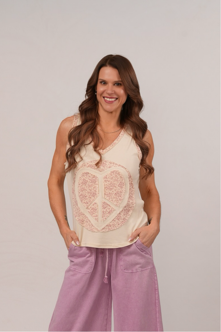 POL Peace and Love Tank