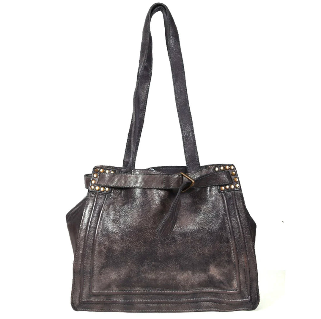 Elegant Edge Soft Leather Purse Grey
