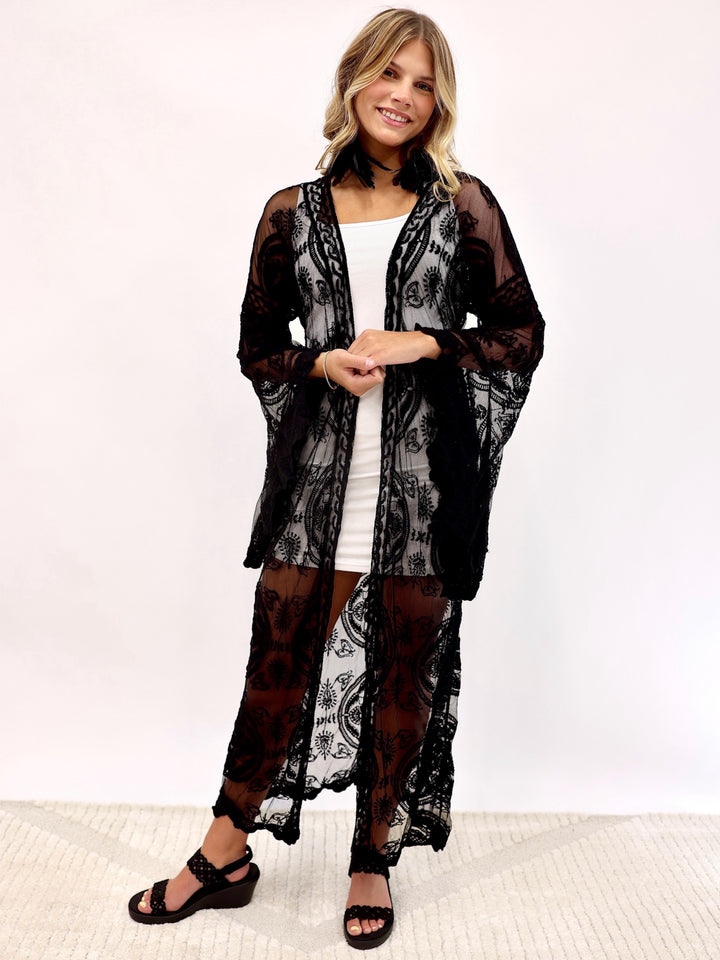POL Secret Garden Lace Cardigan