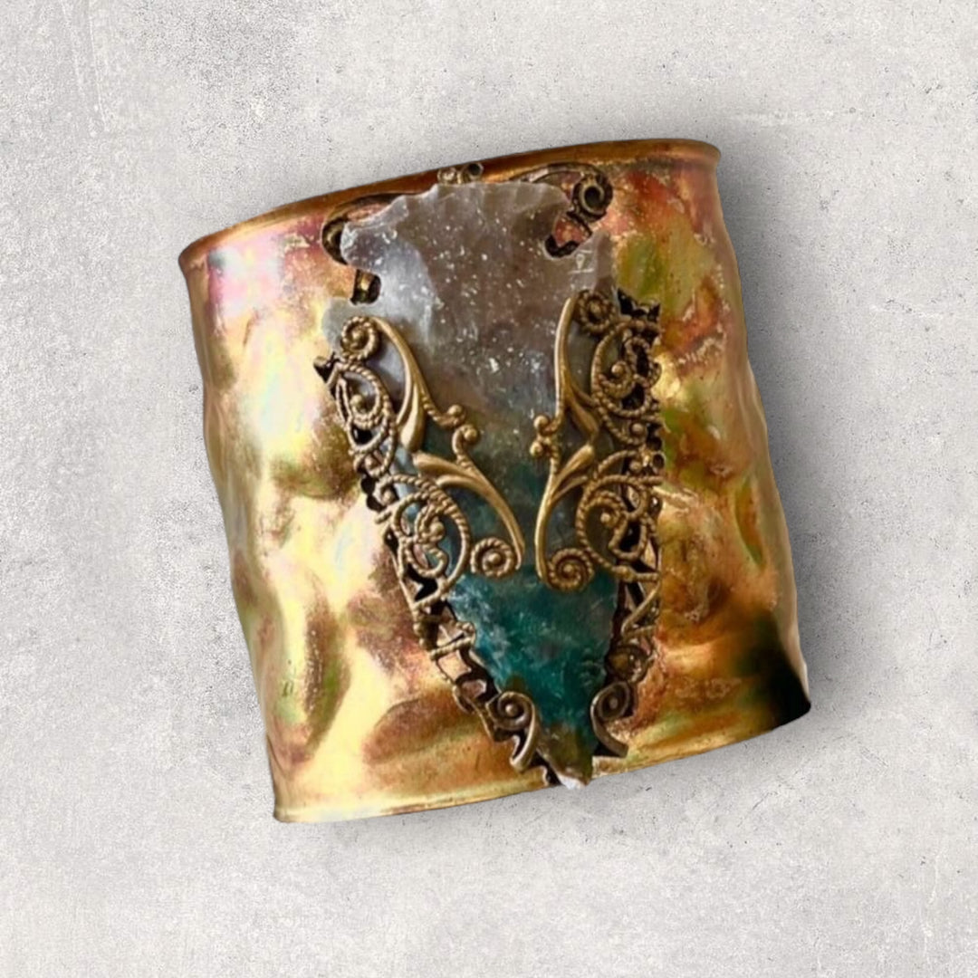 Cleopatra Arrowhead Cuff Bracelet