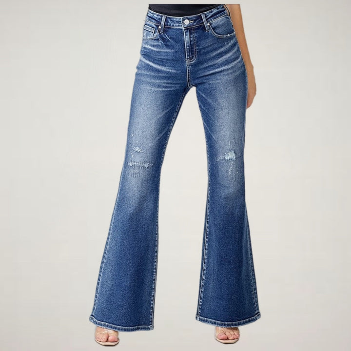 Risen High Rise Flare - Salt and Grace Boutique