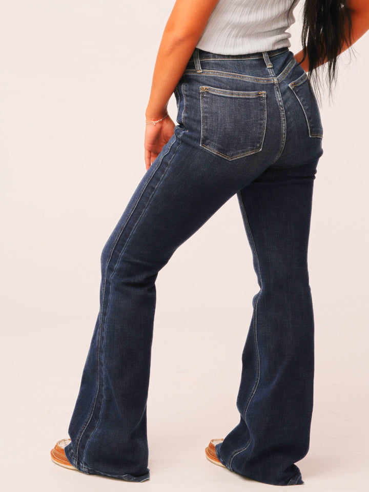 Judy Blue High Waist Side Detail Flare Jeans
