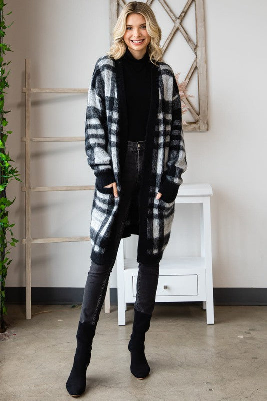 Mohair Open Sweater Coat - Salt and Grace Boutique