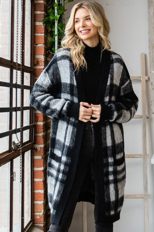 Mohair Open Sweater Coat - Salt and Grace Boutique
