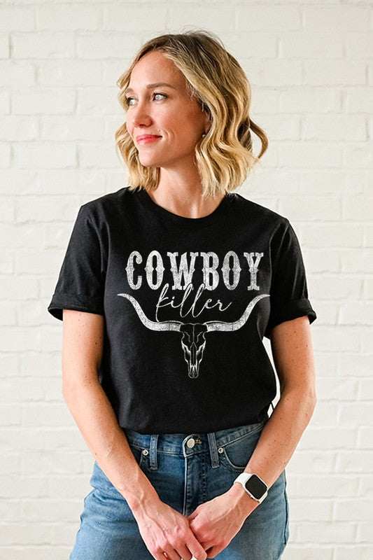 Cowboy Killer Western Tee - Salt and Grace Boutique