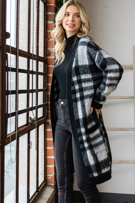 Mohair Open Sweater Coat - Salt and Grace Boutique