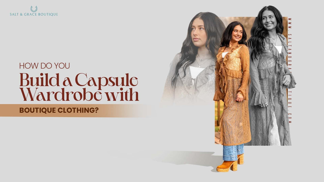 How do you build a capsule wardrobe with boutique clothing