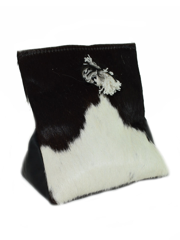 Genuine Hair-on-Hide Cowhide Doorstop