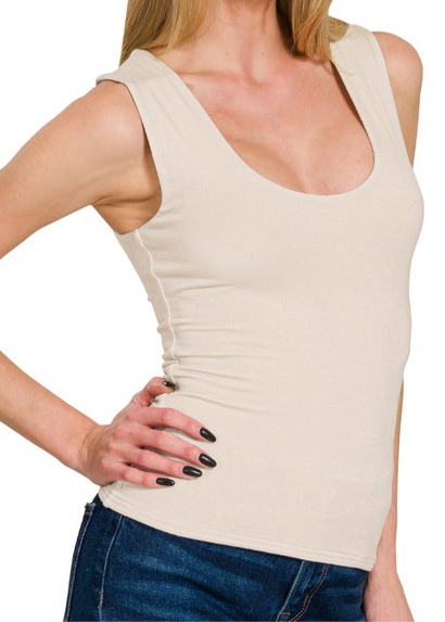 Buttery Soft Double Layer Tank Top