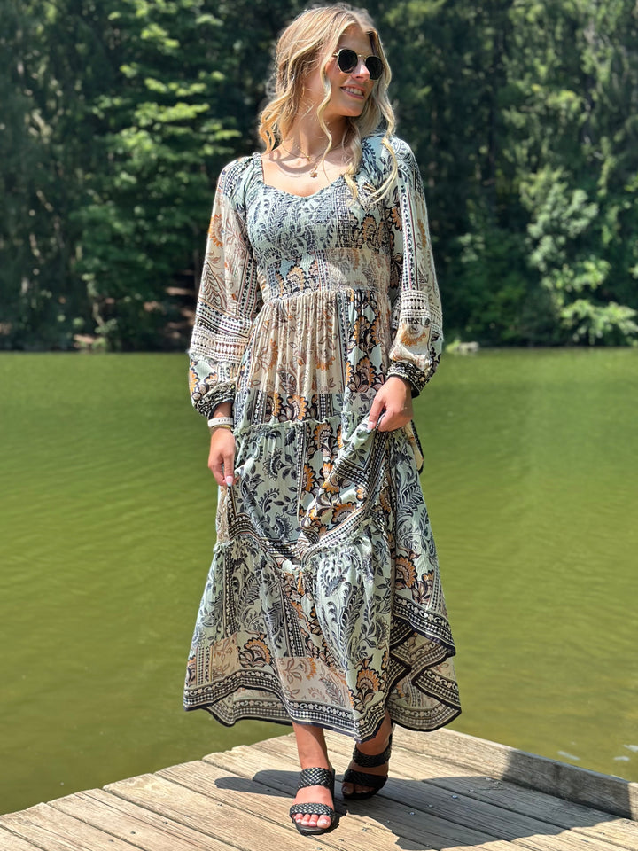 Paisley Maxi Dress