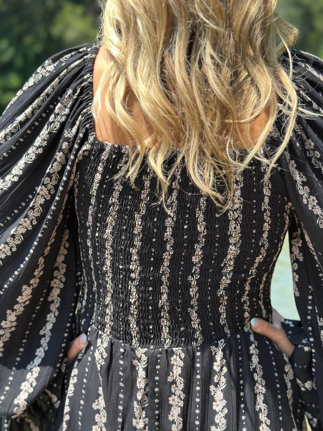 Hailey Bell Sleeve Mini Dress