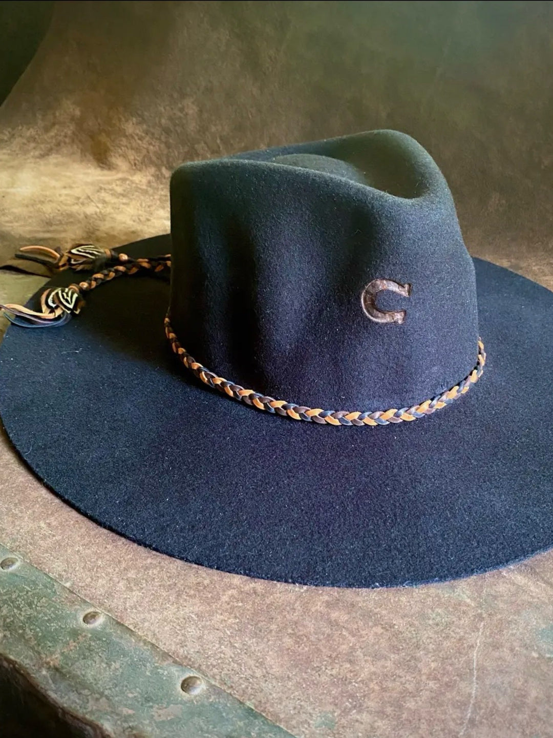 Versatile Rust Braided Deerskin Leather Necklace with Pheasant Feathers