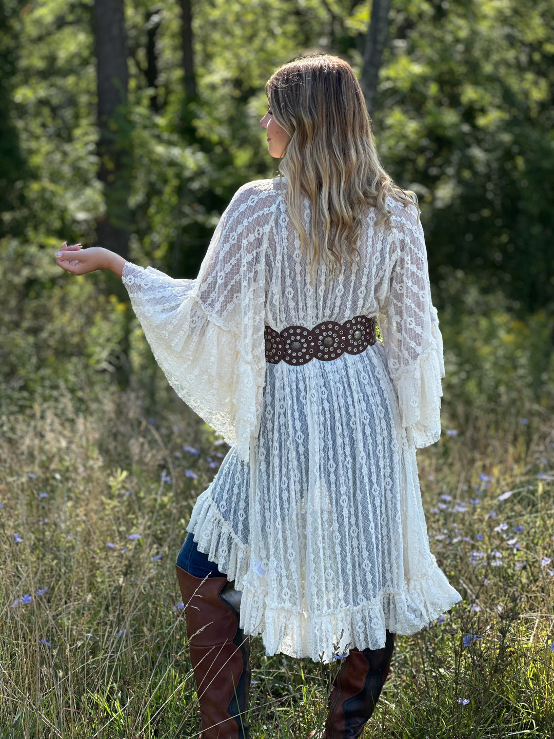 Carley Lace Tunic Top