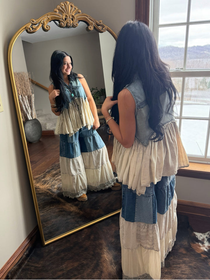 Free Spirit Wide Leg Boho Pants