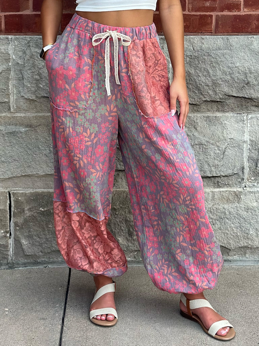 POL Gypsy Garden Genie Pants