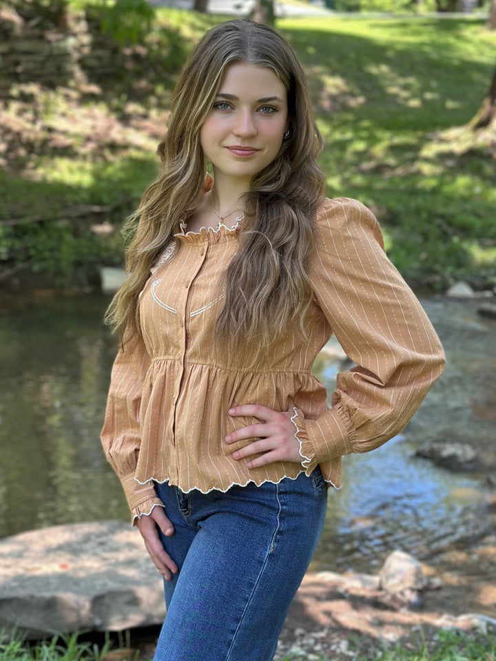 Shelly Embroidered Blouse
