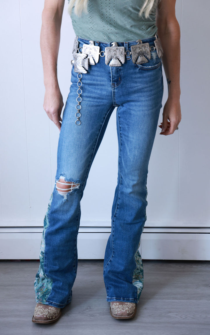 Paisley Paradise Flare Jeans