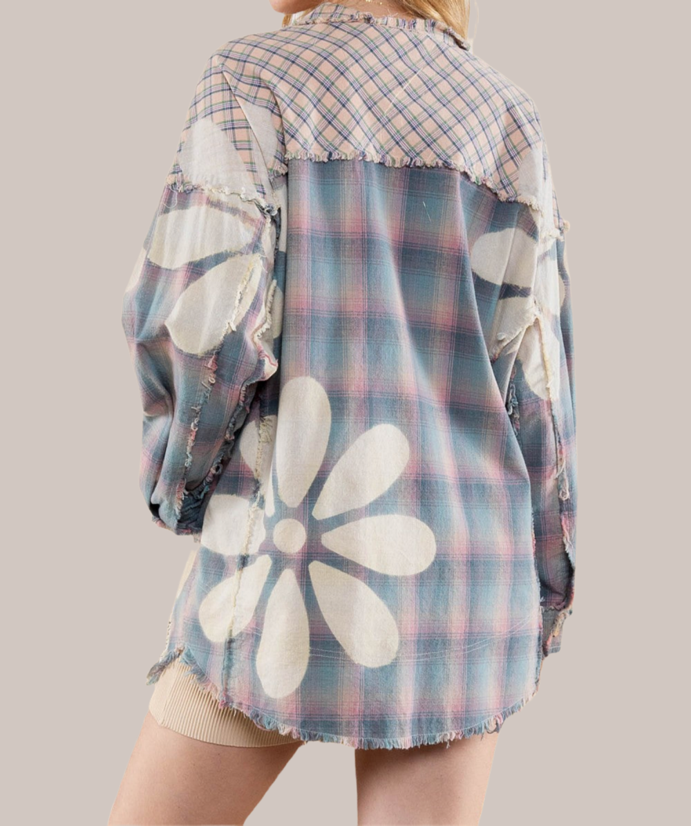 Daisey Delight Oversized Button Down