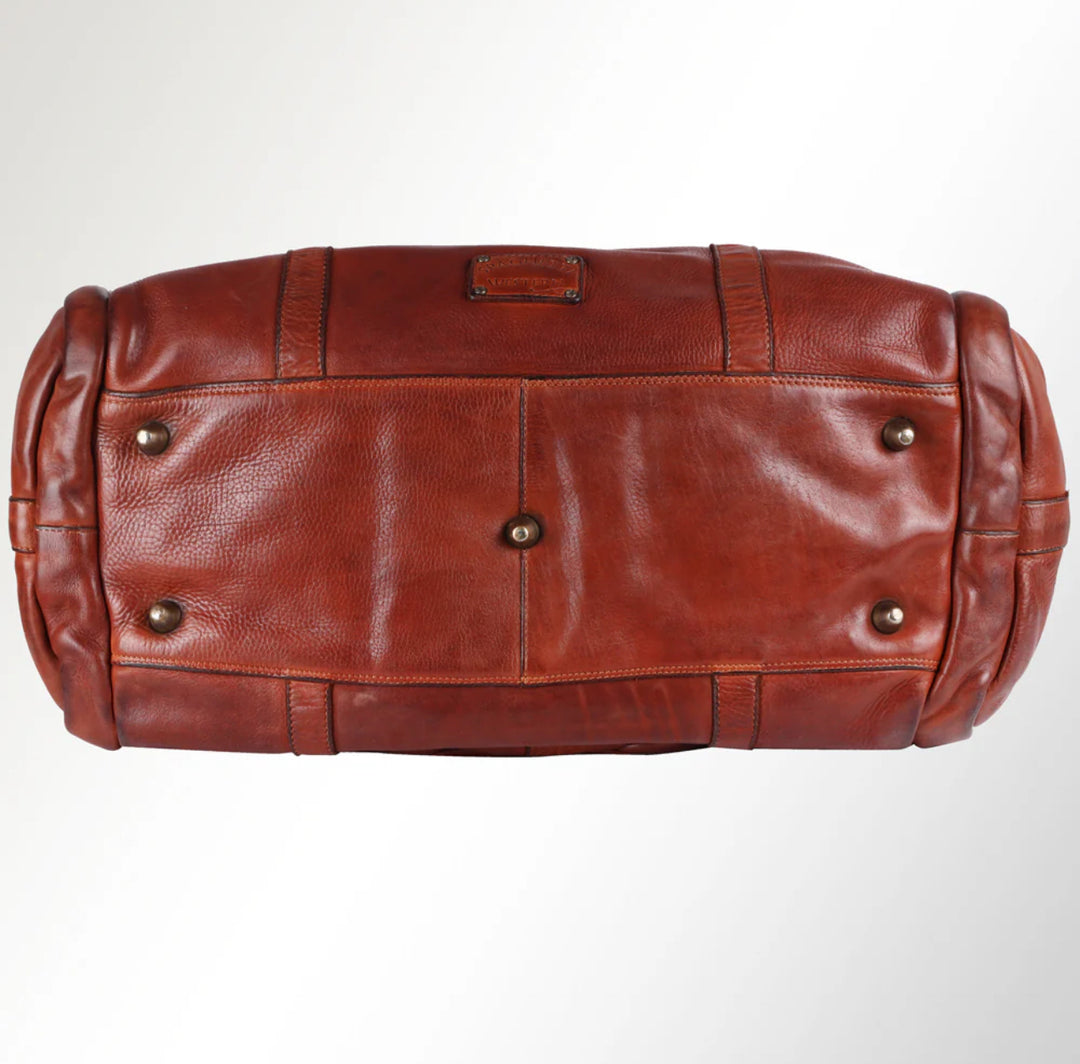 Timeless Luxury Premium Leather Duffle Bag