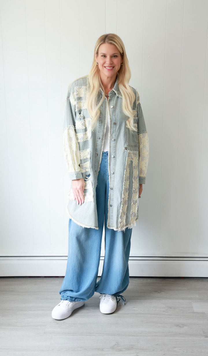 Gypsy Jade Denim Shacket