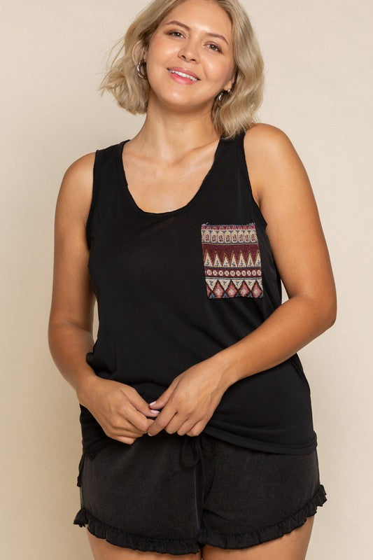 Plus Relaxed Fit Sleeveless Top - Salt and Grace Boutique