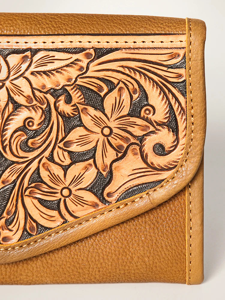 Hand Tooled Travel Jewelry Case - Salt and Grace Boutique